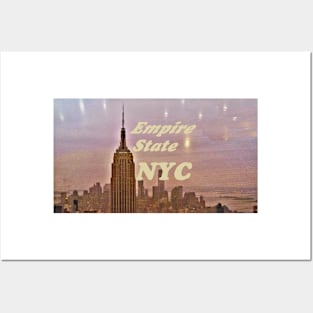 Empire State NYC small Posters and Art